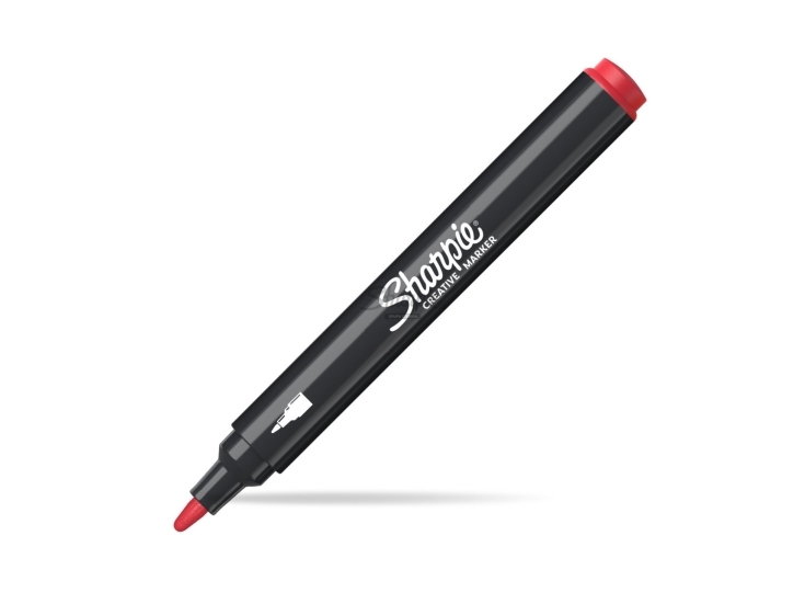 Sharpie 2218119, 1 pc(s), Red, Round, Acrylic-based ink