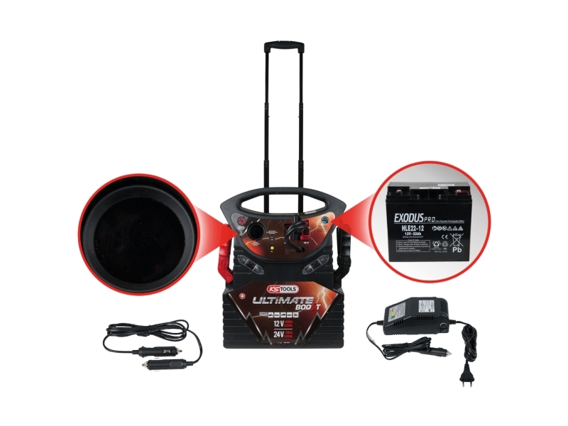 KS Tools 550.1825 | Bilvård & Biltillbehör - Säkerhetsutrustning för Bilen - Starthjälp | GameStuff