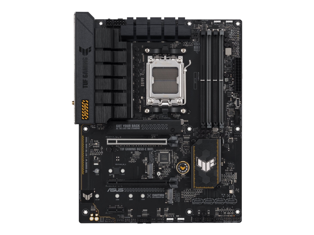 Asus Tuf Gaming B650e-Plus Wifi, Amd, Sockel Am5, Amd Ryzen 7000 Series, Amd Ryzen 8000 Series, Amd Ryzen 9000 Series, Sockel Am5, Ddr5-Sdram, 256 Gb