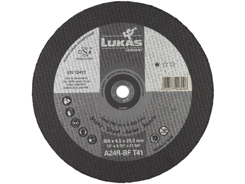 LUKAS-ERZETT T42 230x2.5x22.23 A30Z-BF AT007220V9802 Leikkuukiekkosarja 230 mm 22.23 mm 25 kpl