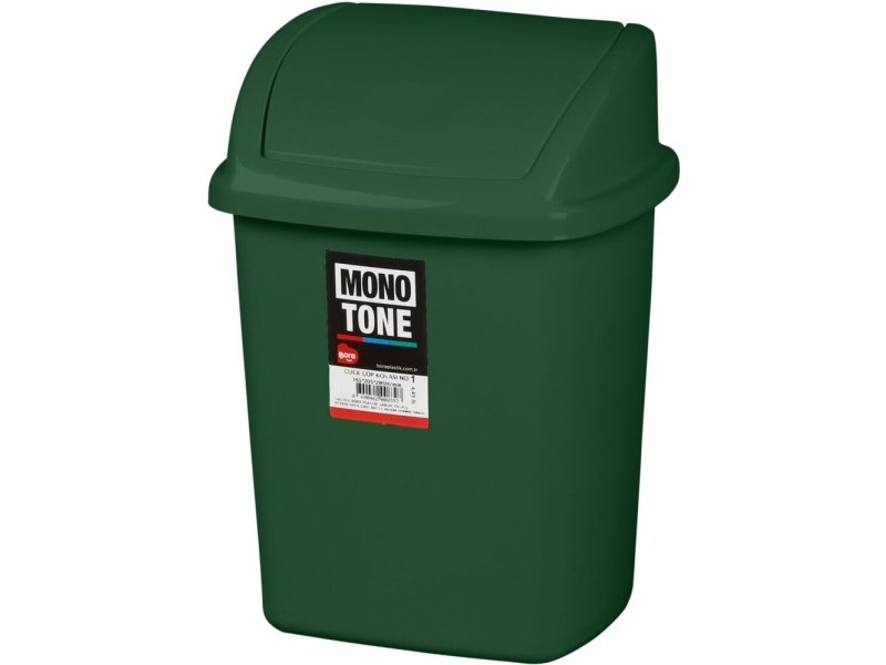 Affaldsspand, V-Part, grøn, plast, 4.45 l, med sving låg | Köksutrustning - Hushålls tillbehör - Sopsortering | GameStuff