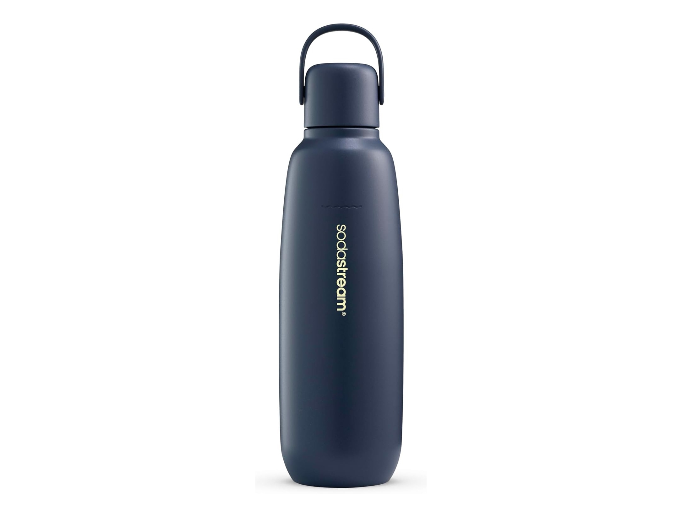 Sodastream Fizz & Go Cool, Tägliche Nutzung, 900 Ml, Edelstahl, Blau, Storm, Mann/Frau