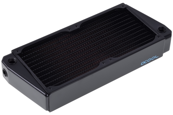 Alphacool Nexxxos Xt45, Sort, Radiator, Messing, Kobber, Stål, 124 Mm, 293 Mm, 45 Mm