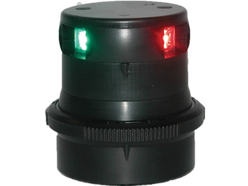 Aquasignal 34 3farvet Sort 12V/24V