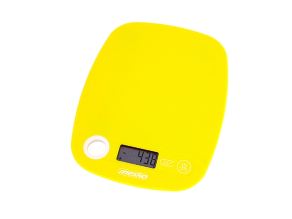 Mesko Home Ms 3159Y, Elektronische Küchenwaage, 5 Kg, 1 G, Gelb, Arbeitsplatte, Rechteck