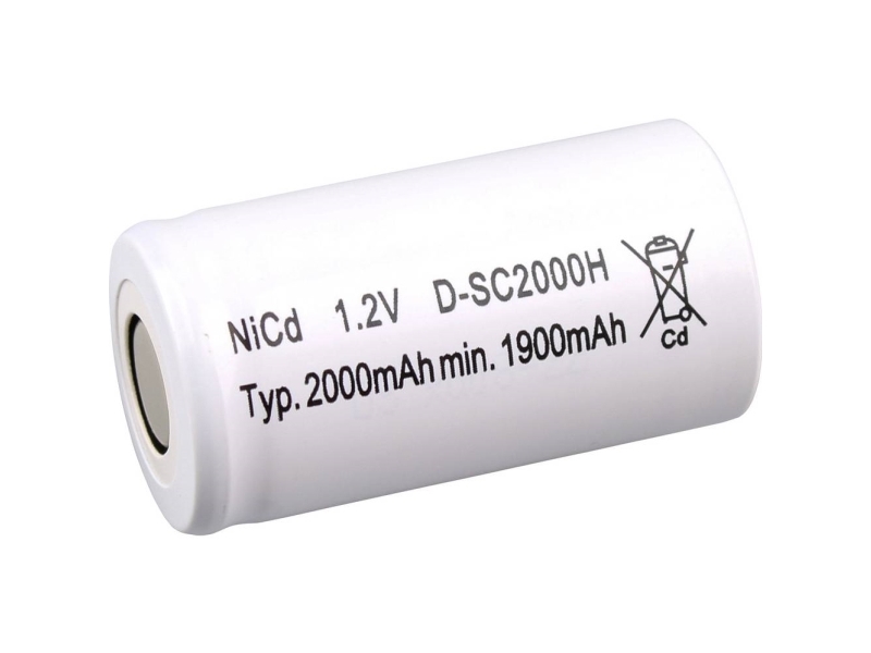 Mexcel Special-batteri Sub-C NiCd 1,2 V 2000 mAh