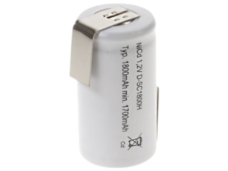 Mexcel Special-batteri Sub-C NiCd 1,2 V 1800 mAh