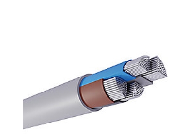 Kabel 4x95 mm2 HF-AL-S - Alu. installation Grå 500M trumma, För klippning