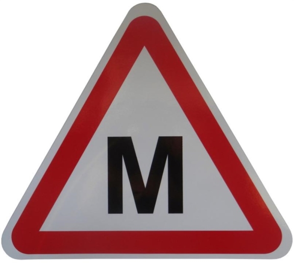 Car Sticker M Sign Lip002