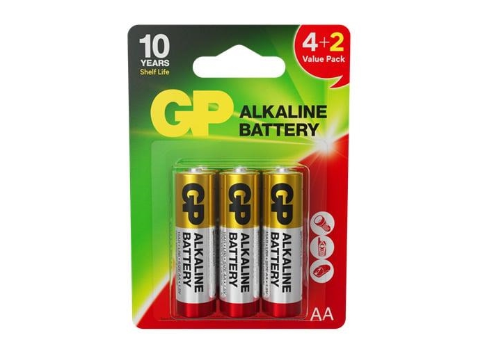Gp Batteries 15Ar 4+2Pcs (Aa)