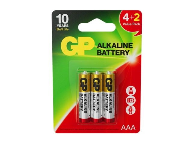 Gp Batteries 24Ar 4+2Pcs (Aaa)