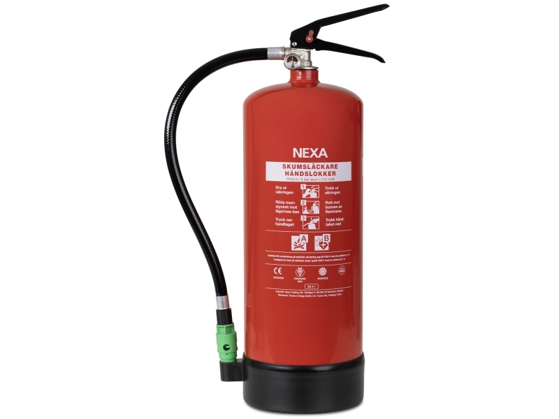 Brandsläckare Skum Röd 6L 21A 144B | Kläder & Säkerhet - Säkerhetsutrustning - Brandskydd | GameStuff