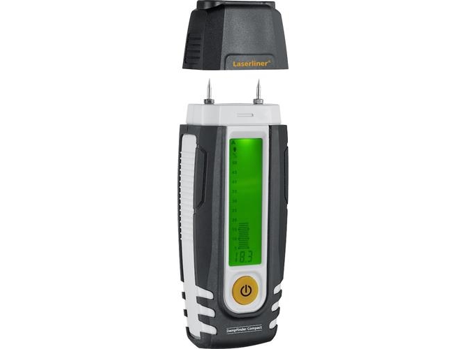 Laserliner DampFinder Compact, Optisk temperaturmätare, Inomhus / utomhus, °C, 0 - 40 ° C, Digital, Svart, Vit, Gul | Ventilation & Klimat - Annan ventilation och klimat - Luftfuktighetsmätare | GameStuff