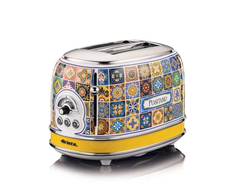 Ariete 0155/1P, 2 skive(r), Flerfarvet, Gul, Metal, 815 W, 220-240 V, 50/60 Hz