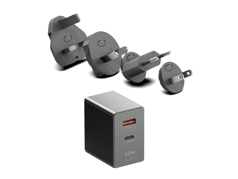 Bti Wallmount Gan 65W Usb-C Adapter, Laptop, Indendørs, 100-240 V, 50-60 Hz, 65 W, 20 V