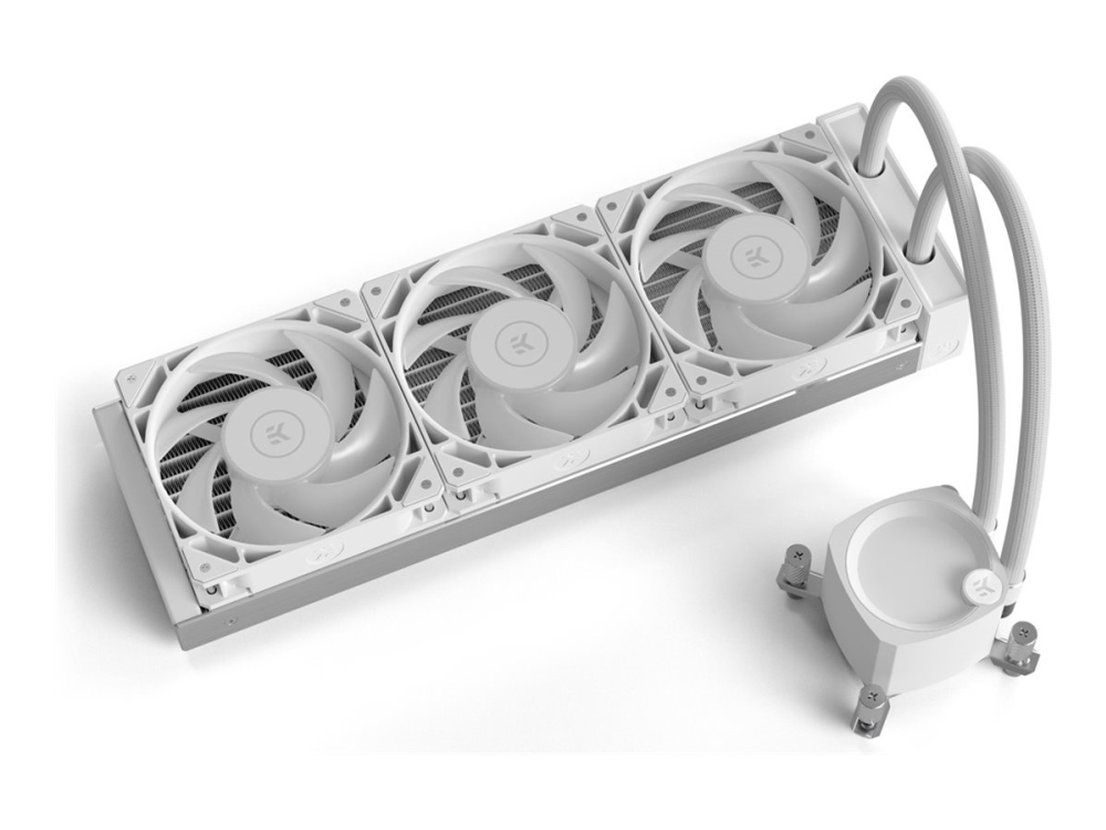 Ek Water Blocks 3831109897850, Lüftermodul, Weiß, 3-Pin + 4-Pin, Box