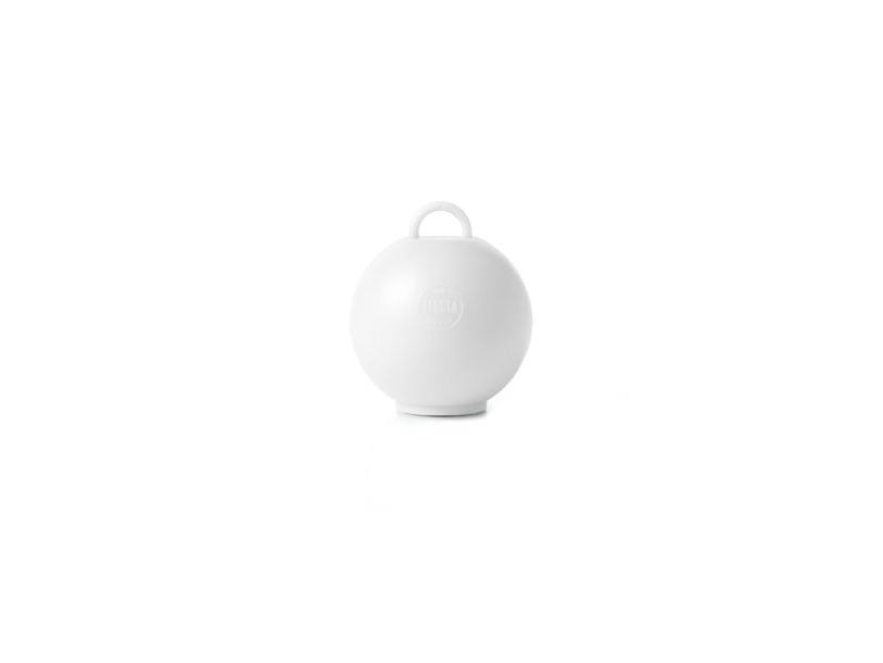 Weiße Kugel Ballon Skala
