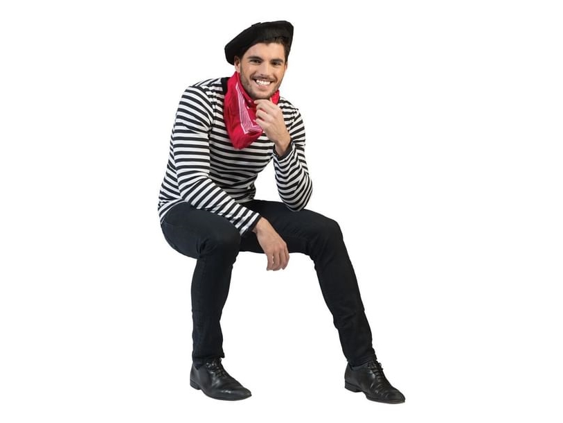 Svart/vit randig t-shirt | Kläder & Säkerhet - Arbetskläder - T-shirts | GameStuff