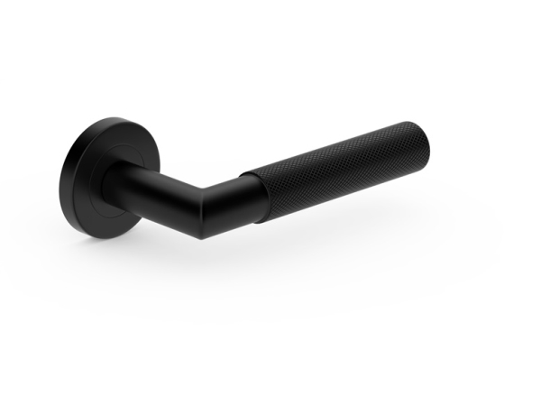 Metal_Bud Door Handle, Indoor Metal-Bud Black Inox Corsa, Black