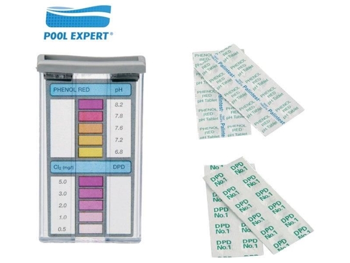 Pool_Expert Test Kit Chlorine + Ph - Tablets Dpd1