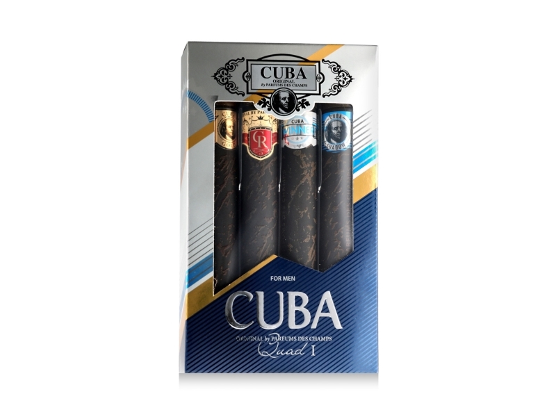 Cuba Cuba Set EDT Gold 35 ml + EDT Royal 35 ml + EDT Winner 35 ml + EDT Shadow 35 ml (man)