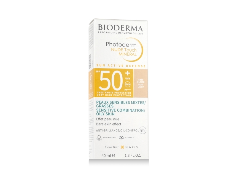 Bioderma Photoderm Nude Touch Mineral Spf 50+ Pa++++ (Very Light) 40 Ml