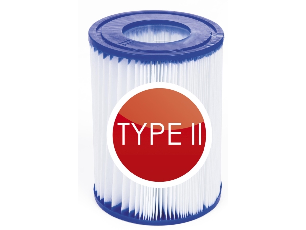 Bestway 58094, Filterpumpepatron, Blå, Hvid, 58148, 58117, 205 g, Folietaske, 106 mm