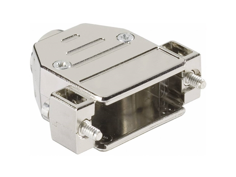 Harting 09 67 025 0443 09670250443 Poltal: 25 Plastic, Metalliseret 180 ° Sølv 1 Stk