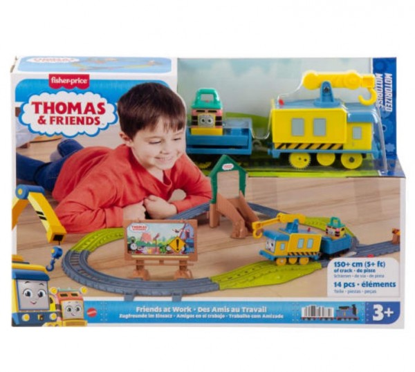 Fisher Price Thomas and Friends Busy Friends Lokomotiv med växel + spår | Leksaker - Radiostyrda leksaker - Bilbanor | GameStuff