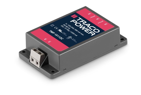 Traco Power TMP 15215C, 54 mm, 23,3 mm, 96 mm, 132 g, 15 W, 120-370 V | Komponenter - Elektronik - Strömförsörjningskomponenter | GameStuff