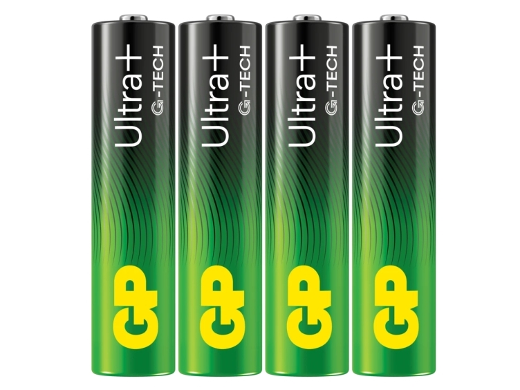 Produktfoto för GP Battery Ultra Plus Alkaline AAA/LR03 4-pack