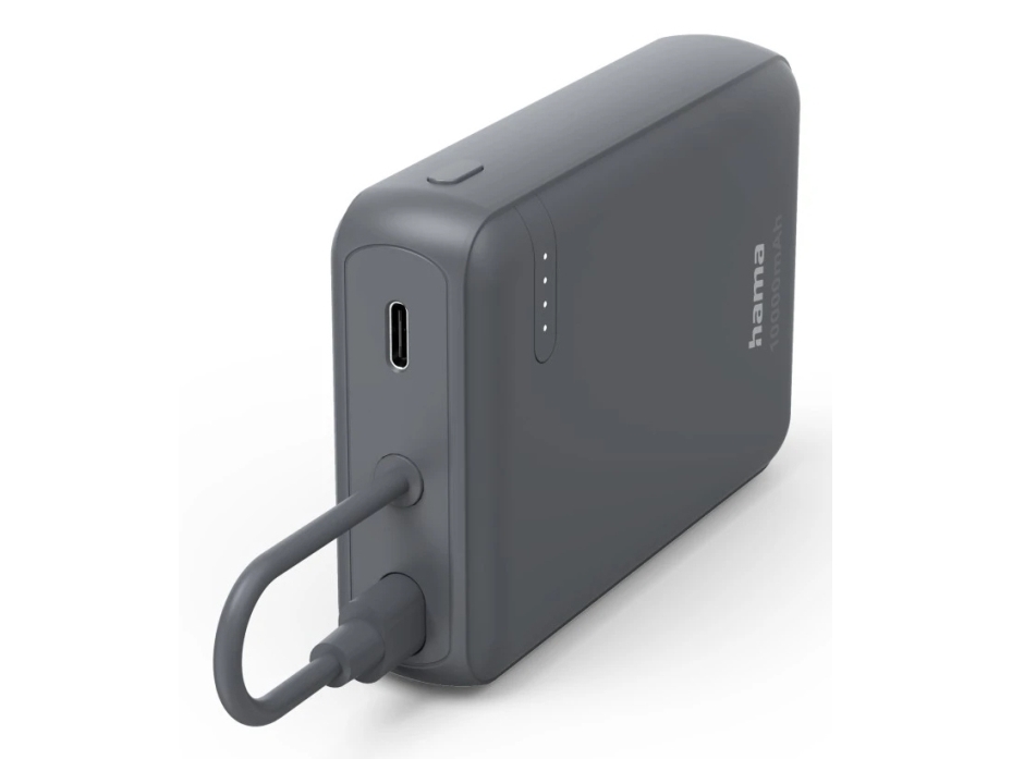 Hama Travel, 10000 Mah, Lithium Polymer (Lipo), Anthracit