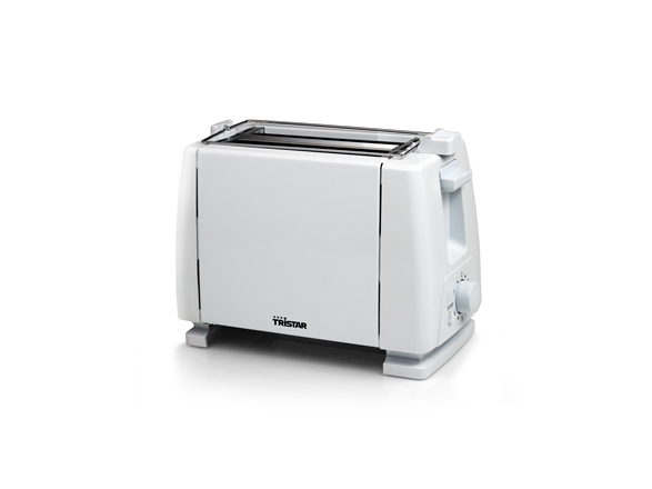 Tristar Br-1009 Toaster, 2 Scheibe(N), Weiß, Drehregler, 650 W, 840 G, 144 Stück(E)