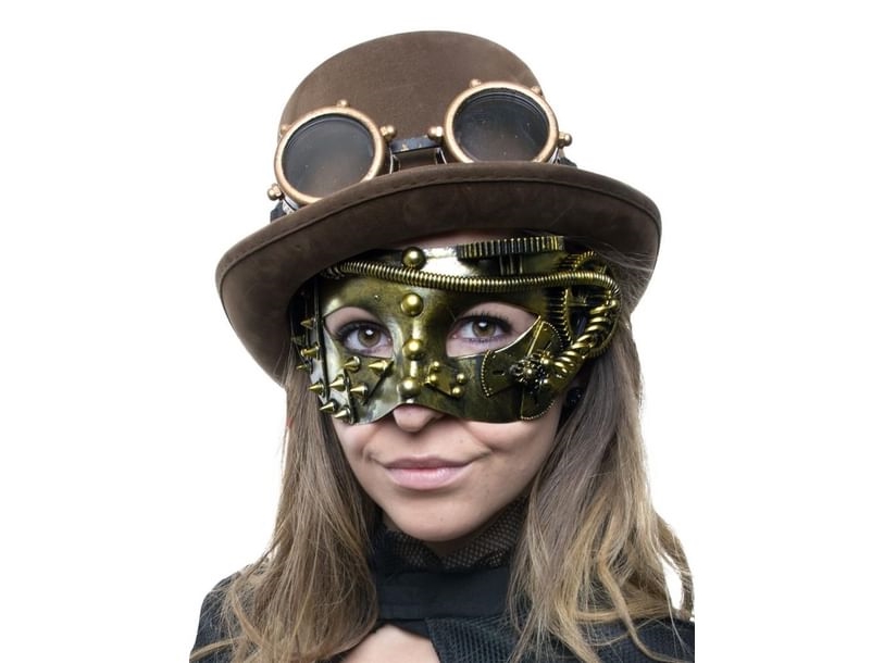 Steampunk Halvmaske
