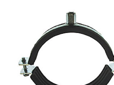 Isoglobal vent.rørb. 225 mm - M8/M10 DS428 galv.stål. 2delt/gummi | Rör och böjar | GameStuff