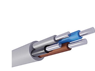 JMV HF-AL-M 4x16 - Installationskabel, Grå, Tr 500, För klippning