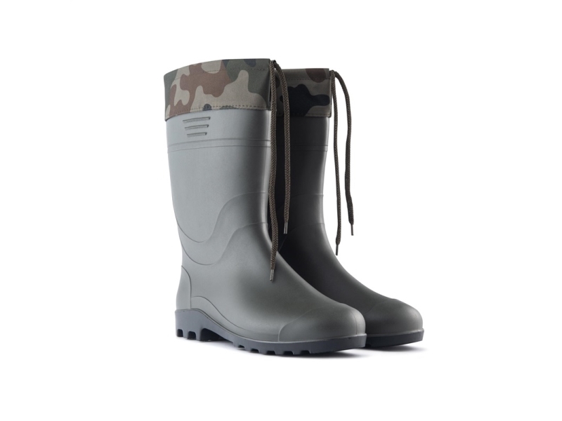 Mens rubber boots 300PM, with cuff, green color, size 45 | Kläder & Säkerhet - Skodon - Säkerhetsgummistövlar | GameStuff