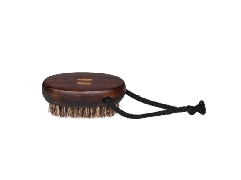 RENT OVAL NAIL BRUSH BAMBOO DARK