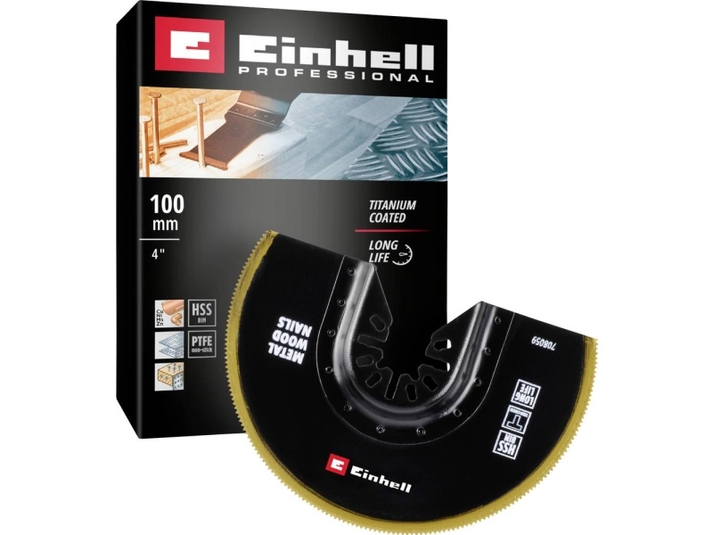 Einhell 708059 Sägeblatt Halbr. Bim-Ti 100Mm Bimetal Dyksavklinge 100 Mm 100 Mm 1 Stk