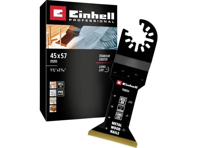 Einhell 708054 Dyksavklinge Bim-Ti, 45 Mm Bimetal Dyksavklinge 45 Mm 1 Stk