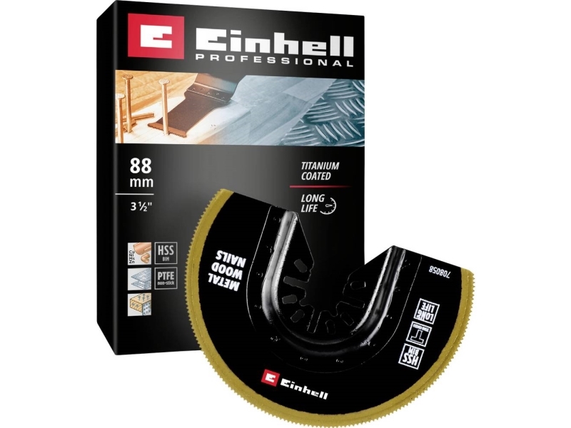 Einhell 708058 Sägeblatt Halbr. Bim-Ti, 88Mm Bimetal Dyksavklinge 88 Mm 1 Stk