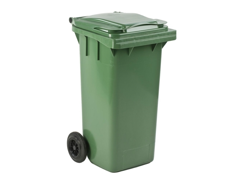 Affaldscontainer, Ese, Grøn, Hdpe/Plast, 120 L, Uv-Resistent
