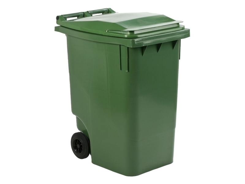 Affaldscontainer, Ese, Grøn, Hdpe/Plast, 360 L, Uv-Resistent