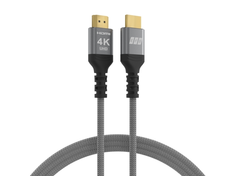 EFB Elektronik HDMI-20-00001, 0,5 m, HDMI Typ A (standard), HDMI Typ A (standard), 3D kompatibilitet, 18 Gbit/s, Grå | Datortillbehör - Kablar & adaptrar - Bildkablar | GameStuff