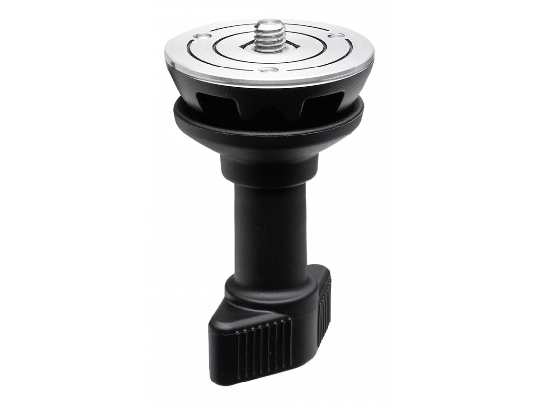 Manfrotto Short Half Ball 60Mm, Stativhovedplade, Sort, Aluminium, 1 Stk, 500X, 6 Cm