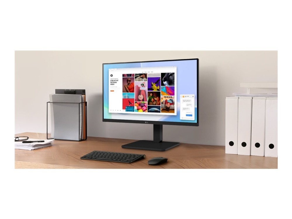 Lg 24Ba560, 60,5 Cm (23.8"), 1920 X 1080 Pixel, Full Hd, Led, 5 Ms, Schwarz