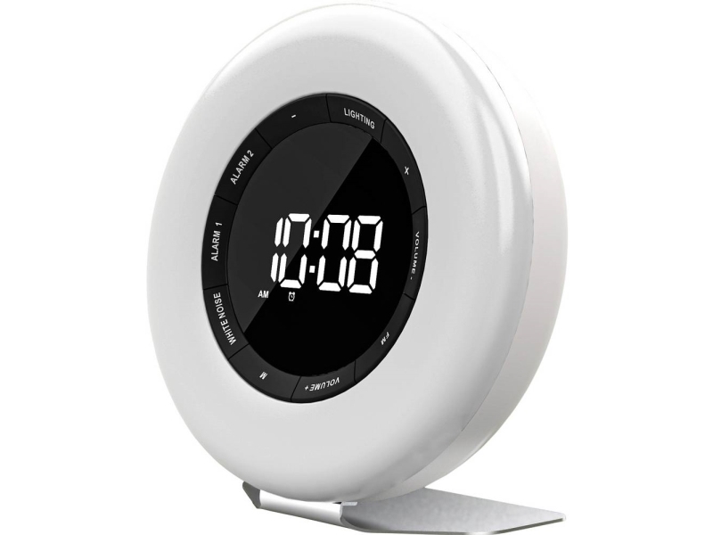 Denver Crl-342, Persönlich, Fm, Led, Weiß, Usb Typ-C, Weiß