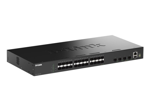 D-Link 28-Port Smart Managed Gigabit Stack Switch 4X 10G, Managed, L2, Vollduplex, Rack-Einbau