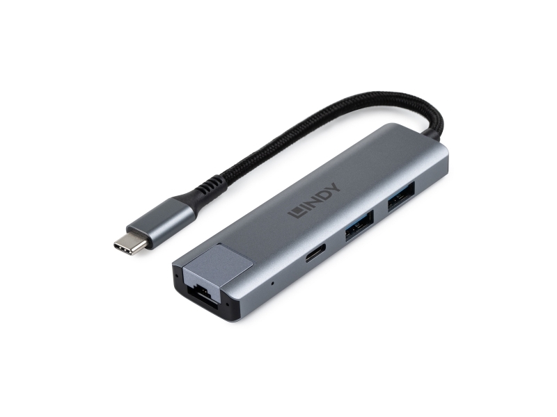 Lindy 43422, Usb 3.2 Gen 2 (3.1 Gen 2) Type-C, Usb 3.2 Gen 2 (3.1 Gen 2) Type-A, Usb 3.2 Gen 2 (3.1 Gen 2) Type-C, 10000 Mbit/S, Grå, Aluminium, Plas