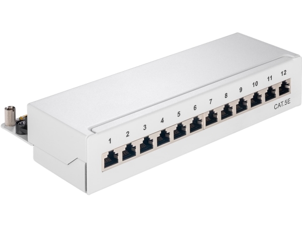 Goobay 93041, Rj-45, Cat5e, 22/26, Grau, Wandmontage, 212 Mm